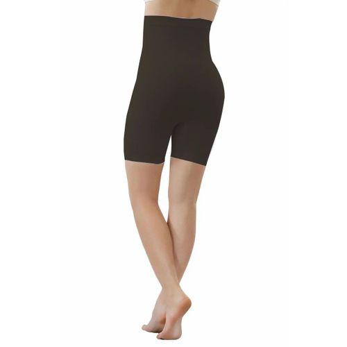 Mideli Uzun Paçalı Bayan Korse 11005 - Siyah