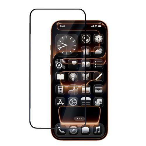 Apple iPhone 16 Pro Mohseven Safir Coating HD 3D Glue Temperli Cam Ekran Koruyucu