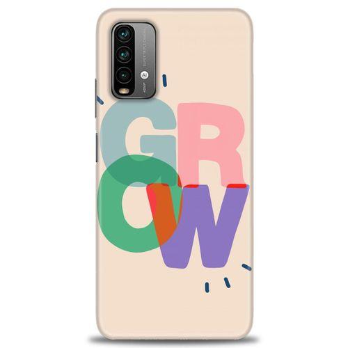 Xiaomi Redmi 9T Kılıf HD Baskılı Kılıf - Grow + Tam Ekran Koruyucu