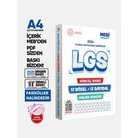 2027 LGS 8 Sınıf MEBi ONLİNE 1 2 3 4 5 6 7 8 9 10 11 12 Deneme Türkiye Geneli Paket PDF BASKI ÜCRETİ