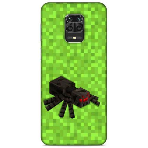 Lopard Xiaomi Redmi Note 9S Uyumlu Kılıf PiXel (13) Silikon Kap MC Spider