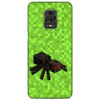 Lopard Xiaomi Redmi Note 9S Uyumlu Kılıf PiXel (13) Silikon Kap MC Spider
