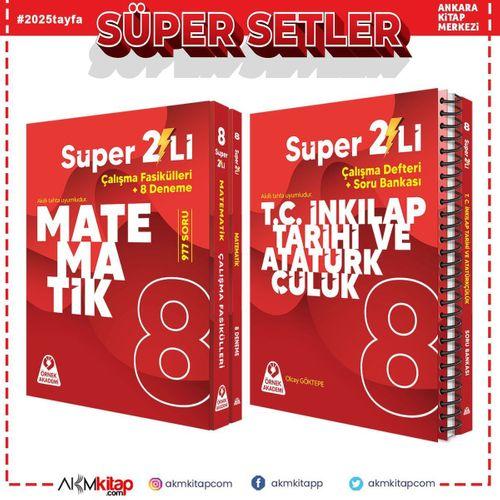 Örnek Akademi 8.Sınıf Süper İkili Matematik ve İnkılap Seti 2 Kitap