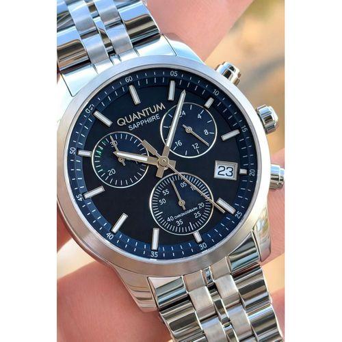 Quantum Sapphire Cam İtalyan Bileklikli 10 Atm Suya Dayanıklı 2 Yıl Garantili Erkek Kol Saati 1008L