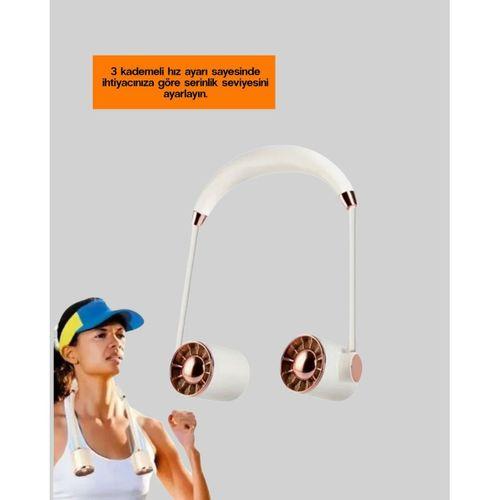 5 Kanatlı Sessiz Mini Fan 3 Vitesli Katlanabilir Asılabilir