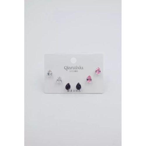 Çoklu Set Küpe - Gümüş