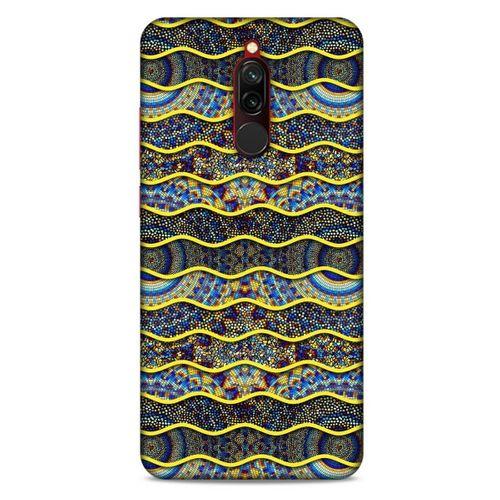 Xiaomi Redmi 8 Kılıf Baskılı Özel Seri Taşlı (39) Liquid Crystal Kılıf