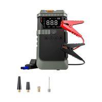 Şarjlı 12.000 Mah Taşınabilir Çanta Araç Akü Şarj Takviyeli Işıklı Hava Kompresörü Powerbankli