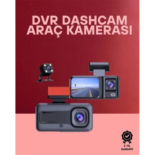 G-sensör, Hareket Algılama Ve Döngüsel Kayıt Özellikli 3'lü Kamera Güvenlik Sistemi