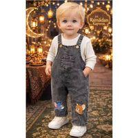 6-18 Ay Badili Kot Salopet Bebek Takımı