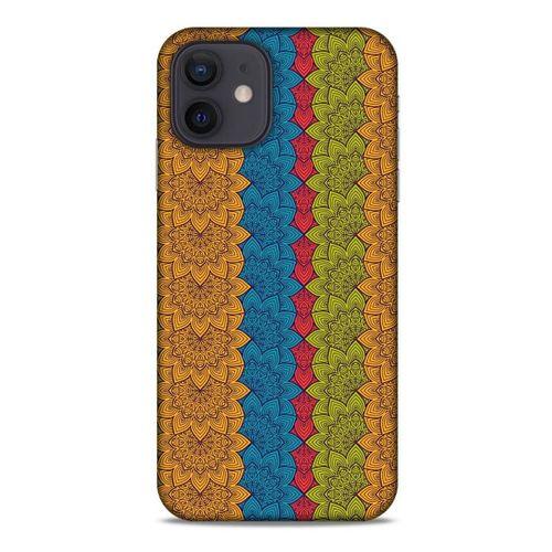Ethnic Culture (34) Apple iPhone 12 Kılıf Silikon Kapak Desenli