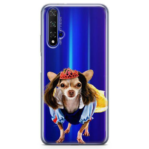 Honor View 20 Kılıf Chihuahua Arka Kapak Koruma Desenli Full Koruyucu