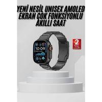 Akıllı Saat Arama Konuşma Gps Ve Nfc Özelliği 3 Kordonlu Amoled Ekran