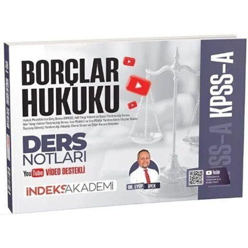 2026 KPSS A Grubu Borçlar Hukuku Video Ders Notları İndeks Akademi