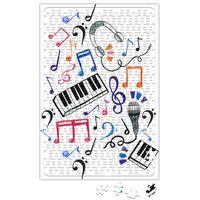 İyi Zıplayanlar Müzik Notları ve Semboller Puzzle