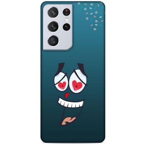 Lopard Samsung Galaxy S21 Ultra Uyumlu Kılıf Emojix (7) Telefon Kılıfı