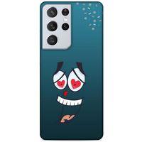 Lopard Samsung Galaxy S21 Ultra Uyumlu Kılıf Emojix (7) Telefon Kılıfı