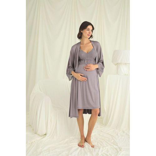 Dantelli Hamile Lohusa Sabahlık Takımı