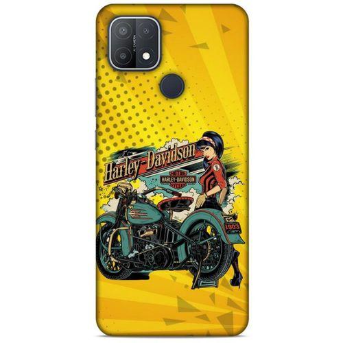 Oppo A15s Uyumlu Kılıf Motorsiklet (44) Tough Armor Kılıf Harley