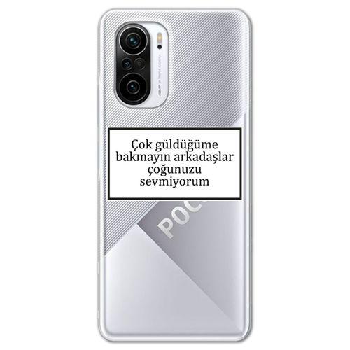Xiaomi Poco F3 Kılıf HD Yazı Baskılı Silikon Arka Kapak - Yazı 15
