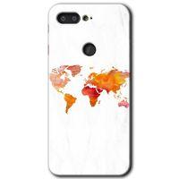 General Mobile GM 9 Pro Kılıf HD Desen Baskılı Arka Kapak - Dünya Haritası