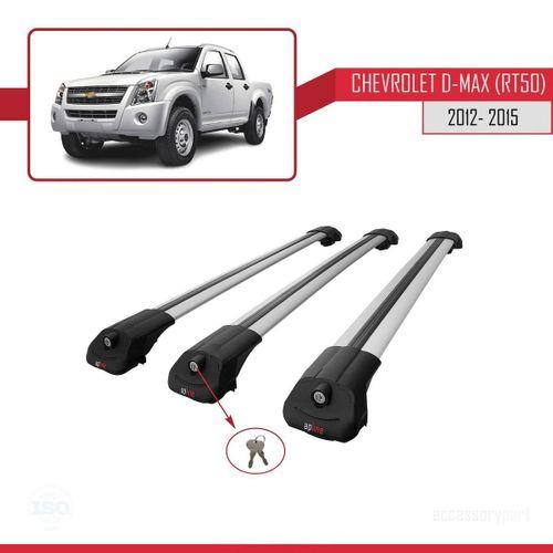 Chevrolet D-Max (RT50) 2012-2015 Arası ile uyumlu ACE-1 Ara Atkı Tavan Barı GRİ 3 ADET BAR