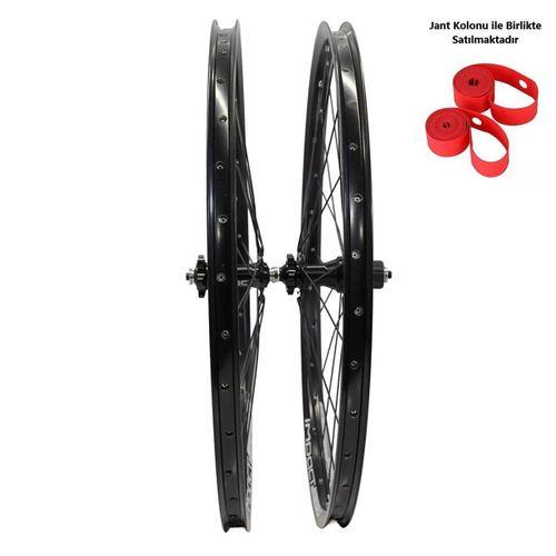 Jant Seti 27.5 Çift Kat RM-30 SİYAH Disk 6 Vida Kaset ARC-32 Delik İmpact