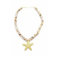 Deniz Kabuklu Yıldız Kolye - Altın