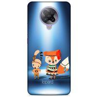 Xiaomi Poco F2 Pro Kılıf FunnyMaX (1) Kılıfı Mavi Beyaz