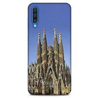 Samsung Galaxy A50 Kılıf Dünya Mimarisi (36) Glitter Kılıf La Sagrada Familia