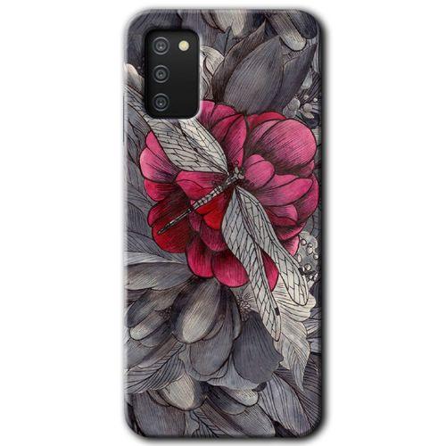 Potkal Hediye Fabrikası Samsung Galaxy A03s Kılıf HD Desen Baskılı Arka Kapak - kelebek Ömrü