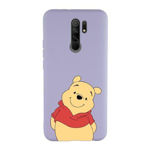 Xiaomi Redmi 9 Uyumlu Pooh Desenli Premium Silikonlu Lansman Telefon Kılıfı