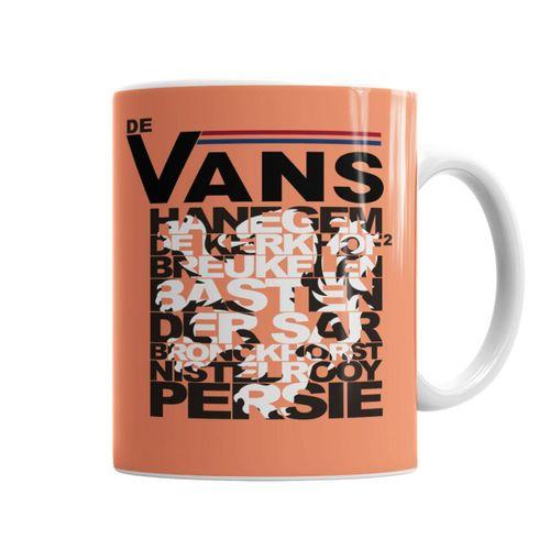 De Vans Futebol Holandes Kupa Bardak Porselen