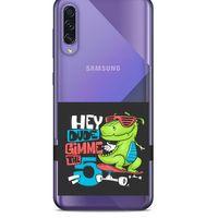 Zoologix (57) Samsung Galaxy A50s Şeffaf Kılıf Silikon Desenli