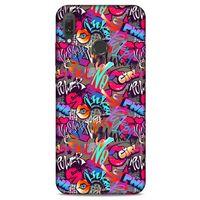 Graffitix (8) Desenli Silikon Kapak Huawei Y9 2019 Kılıf