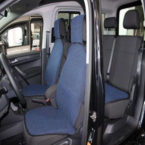 Deri Kilim Minder Siyah-Koyu Lacivert / Klmny180