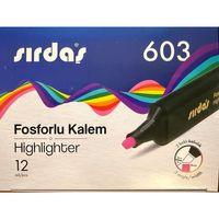 Sırdaş Fosforlu Kalem 12'li Paket Pembe 603