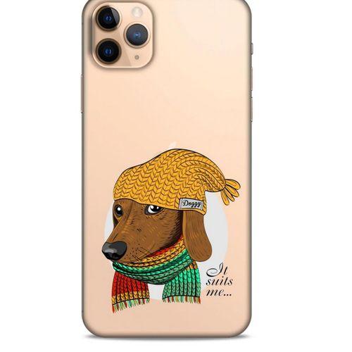 Zoologix (85) Apple Iphone 11 Pro Şeffaf Kılıf Silikon Desenli