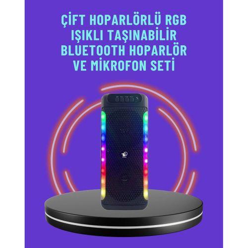 Ev Ve Dış Mekan Kullanımına Uygun Rgb Işıklı Hoparlör