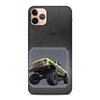 Lopard Apple Iphone 11 Pro Uyumlu Kılıf PickUpX (22) Tam Koruma Kılıfı Sarı Siyah