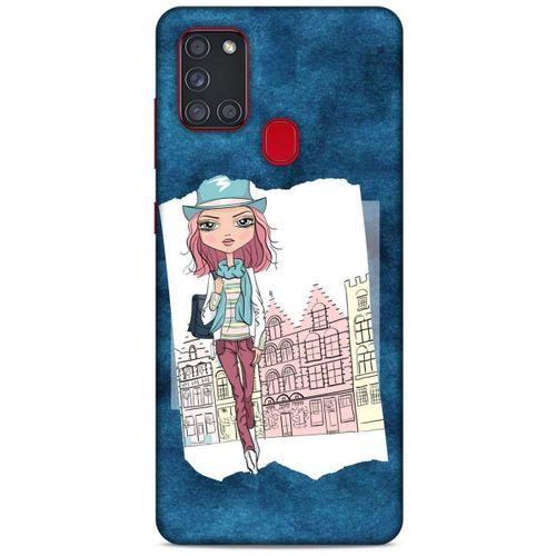 Sokak Modası 98 Samsung Galaxy A21s Kılıf Desenli Silikon