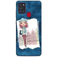 Sokak Modası 98 Samsung Galaxy A21s Kılıf Desenli Silikon