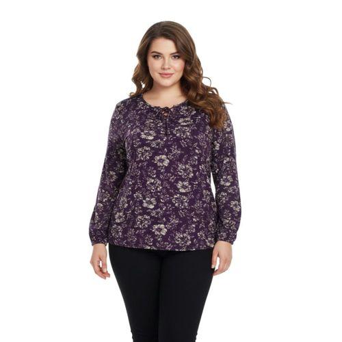 Kadın Yumoş Yaka Bağcıklı Modelli Bluz BGL-ST05137