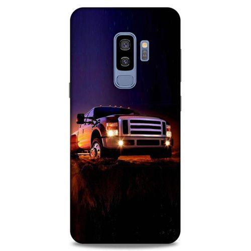 Lopard Samsung Galaxy S9 Plus Uyumlu Kılıf PickUpX (31) TPU Kılıf Siyah Gün Batımı