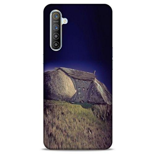 Oppo Realme XT Kılıf Dünya Mimarisi (30) Silicone Case Stone House Portekiz