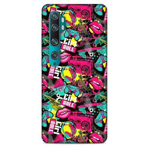 Graffitix (27) Desenli Silikon Kapak Xiaomi Mi Note 10 Kılıf