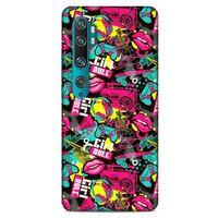 Graffitix (27) Desenli Silikon Kapak Xiaomi Mi Note 10 Kılıf