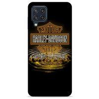 Samsung Galaxy M32 Uyumlu Kılıf Motorsiklet (35) Fit Design Kılıf Harley Davidson