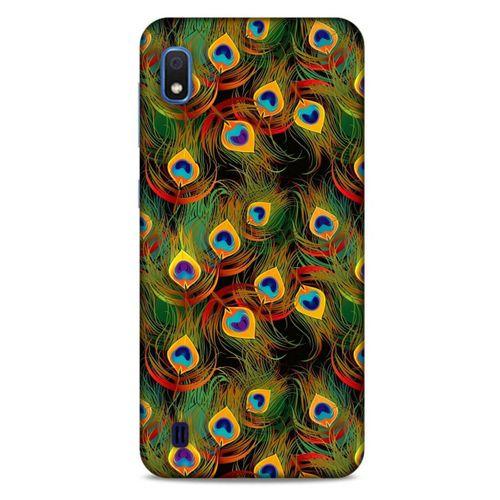 Samsung Galaxy A10 Kılıf Desenli Özel Seri Tüyler (12) Koruyucu Silikon