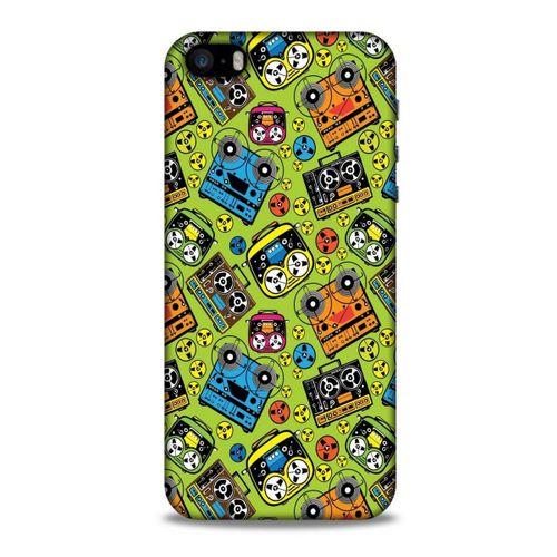 Retro (5) Desen Koruma Kabı Renkli Apple iPhone SE Kılıf